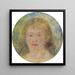 Hoofd van een vrouw Jeanne Samary - Pierre-Auguste Renoir — wandpresentatie van het kunstwerk