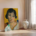 Reproductie van het schilderij Hoofd van een vrouw die voorover buigt (Lorette) - Henri Matisse
