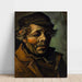 Reproductie van het schilderij Hoofd van boer - Vincent Van Gogh