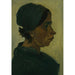 Reproduction of the painting Head of Peasant Woman - Vincent van Gogh