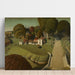 Reproductie van het schilderij The Birthplace of Herbert Hoover, West Branch, Iowa - Grant Wood