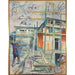 Reproductie van het schilderij The Building of the Winter Studio - Edvard Munch