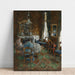 Reproductie van het schilderij The Salin Bourgeois - James Ensor