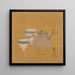 Theepot en kopjes - Shibata Zeshin — ingelijst kunstwerk aan de muur
