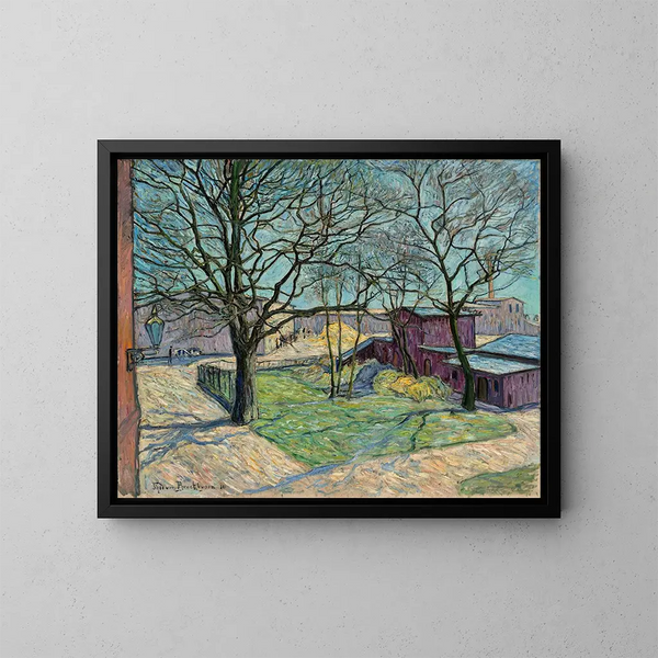 Manor in Seelow - Theo Von Brockhusen — framed artwork on a wall