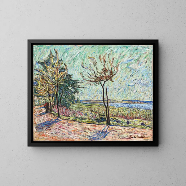 on the Havel - Theo Von Brockhusen — framed artwork on a wall
