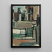 Maisons - Theo van Doesburg — ingelijst kunstwerk aan de muur