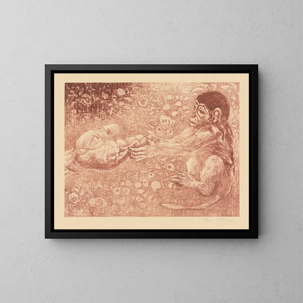 Taking the hand that is extended to you - Theo van Hoytema — framed artwork on a wall