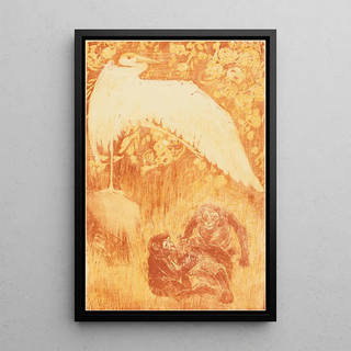 Theo van Hoytema - Reiger met drie apen.webp