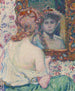 Vrouw bij de spiegel - Theo van Rysselberghe — weergave van het kunstwerk