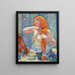 Vrouw met kapsel De roodharige VIII - Théo van Rysselberghe — ingelijst kunstwerk aan de muur