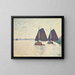 Vissers op de Schelde - Theo van Rysselberghe — ingelijst kunstwerk aan de muur
