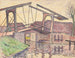 Pont en Hollande - Theo van Rysselberghe — weergave van het kunstwerk