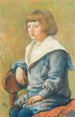 Portret van kind - Theo van Rysselberghe — weergave van het kunstwerk