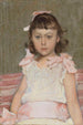 Portret van meisje - Theo van Rysselberghe — weergave van het kunstwerk