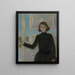 Portret van Marguerite van Mons - Theo van Rysselberghe — ingelijst kunstwerk aan de muur