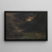 Storm in de bergen - Theodor Joseph Hagen — ingelijst kunstwerk aan de muur