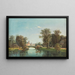 Landschap van zomerpark - Theodor Nocken — ingelijst kunstwerk aan de muur
