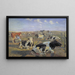 The place of the slave trade at Meilgaard - Theodor Philipsen — framed artwork on a wall