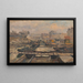 De visvijvers aan het kanaal van de Donau - Theodor von Hermann — ingelijst kunstwerk aan de muur