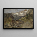 Gosaumühle met Dachstein - Theodor von Hermann — ingelijst kunstwerk aan de muur