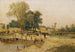 Landschap met Hongaarse waterbak - Theodor von Hermann — weergave van het kunstwerk