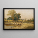 Landschap met Hongaarse waterbak - Theodor von Hermann — ingelijst kunstwerk aan de muur