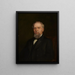 Portret van William J. Holliday - Theodore Clement Steele — ingelijst kunstwerk aan de muur