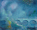 Vuurwerk bij de Vernon-brug - Theodore Earl Butler — weergave van het kunstwerk