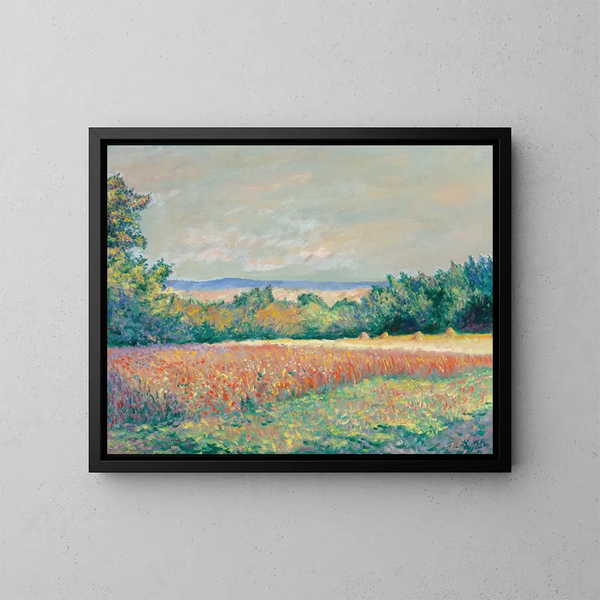 Les Dérives de Giverny - Theodore Earl Butler — framed artwork on a wall