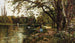 Wandelingen in de lente - Theodore Hines — weergave van het kunstwerk