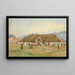 Oud Russisch handelsbureau Sitka - Theodore J. Richardson — ingelijst kunstwerk aan de muur
