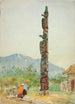 Le totem du corbeau - Theodore J. Richardson — weergave van het kunstwerk