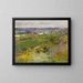 Studie voor de Seine-vallei gezien vanaf de hoogten van Giverny - Theodore Robinson — ingelijst kunstwerk aan de muur