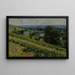 Vanaf de heuvel Giverny - Theodore Robinson — ingelijst kunstwerk aan de muur