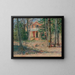 Huis in Virginia - Theodore Robinson — ingelijst kunstwerk aan de muur