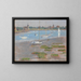 Laagwater bij de Riverside Watersportclub - Theodore Robinson — ingelijst kunstwerk aan de muur