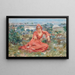 Middeleeuws schilderij - Theodore Robinson — ingelijst kunstwerk aan de muur