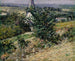 Oude kerk in Giverny - Theodore Robinson — weergave van het kunstwerk
