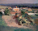 La Maison Rouge - Theodore Robinson — weergave van het kunstwerk