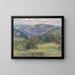 Heuvel van Vermont - Theodore Robinson — ingelijst kunstwerk aan de muur