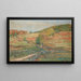 Heuvel van Vermont - Theodore Robinson — ingelijst kunstwerk aan de muur
