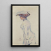Silhouette de Madame Georges à Ambleteuse - Théo van Rysselberghe | Reproduction — ingelijst kunstwerk aan de muur