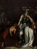 Priam die Achilles vraagt om het lichaam van Hector - Thobald Chartran — weergave van het kunstwerk