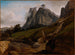Le Wetterhorn, Zwitserland - Théodore Caruelle d'Aligny — weergave van het kunstwerk