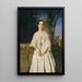 Comtesse de La Tour-Maubourg Marie-Louise-Charlotte-Gabrielle Thomas de Pange 1816-1850 - Théodore Chassériau — framed artwork on a wall
