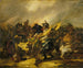 Een lading cuirassiers - Théodore Géricault — weergave van het kunstwerk