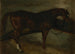 Bruine paard - Théodore Géricault — weergave van het kunstwerk