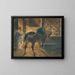 Trekpaard in de stallen - Théodore Géricault — ingelijst kunstwerk aan de muur