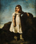 Élisabeth Dedreux kind op het platteland - Théodore Géricault — weergave van het kunstwerk